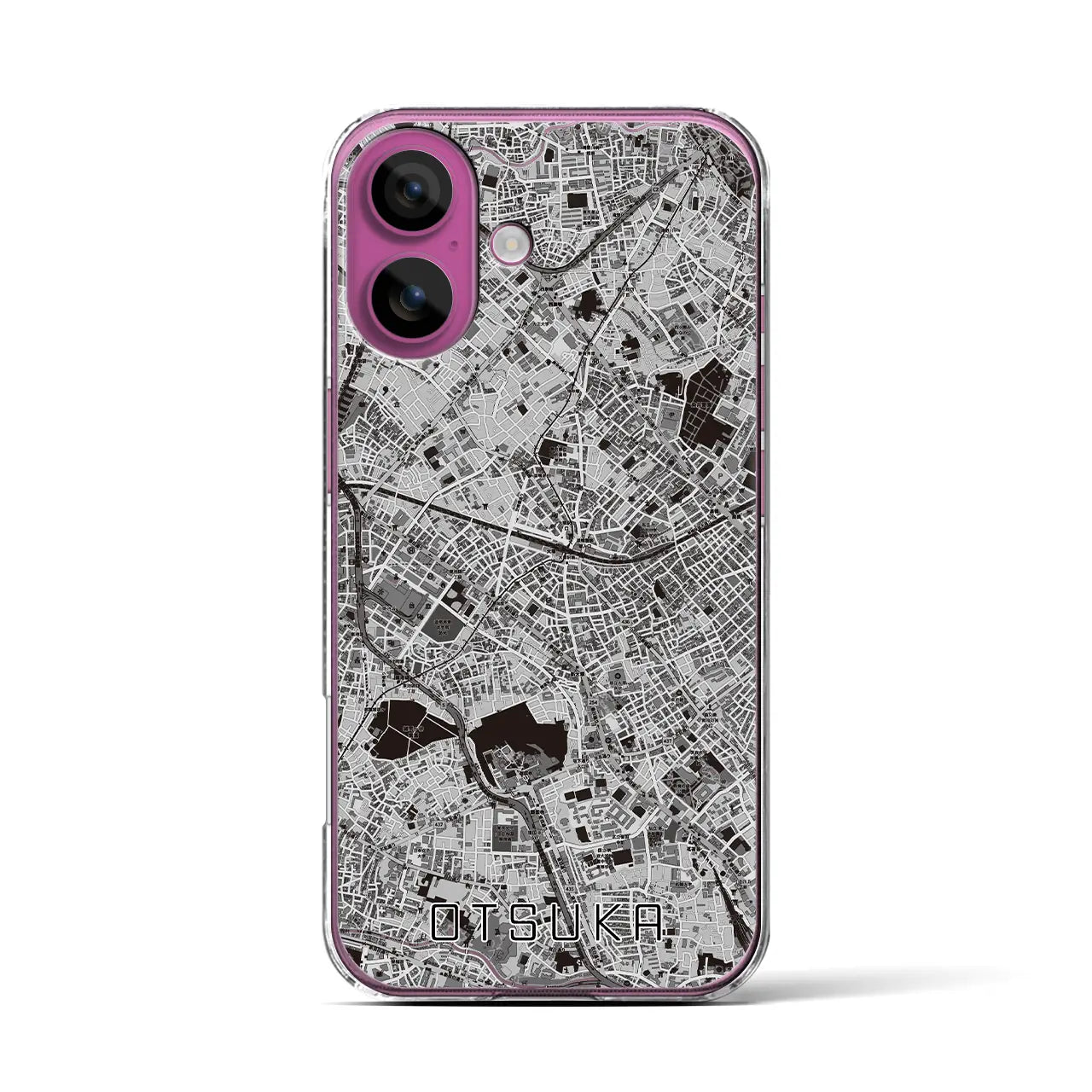 【大塚(東京都)】地図柄iPhoneケース(クリアタイプ)