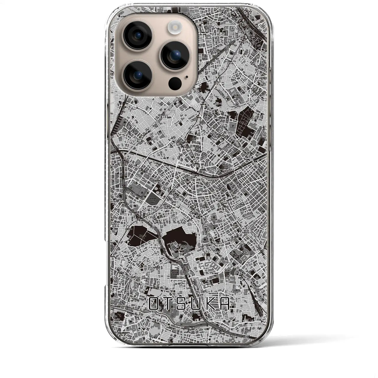 【大塚(東京都)】地図柄iPhoneケース(クリアタイプ)