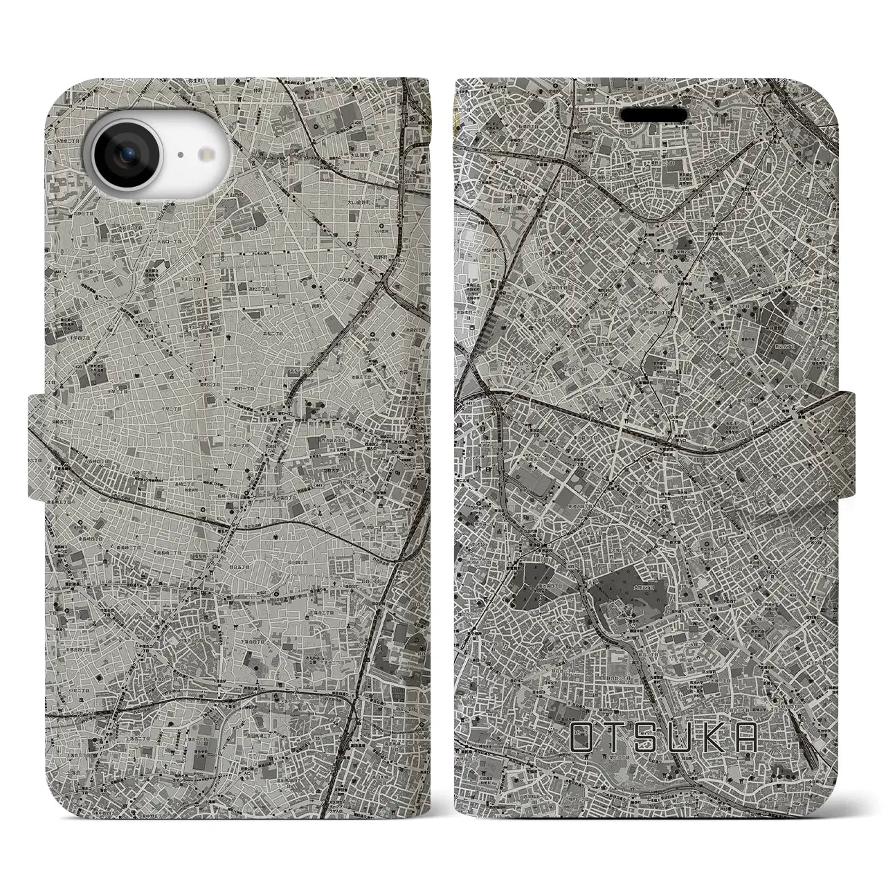【大塚(東京都)】地図柄iPhoneケース(手帳タイプ)