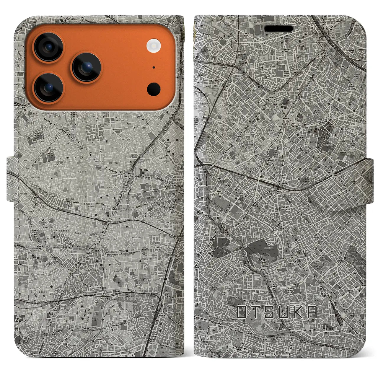 【大塚(東京都)】地図柄iPhoneケース(手帳タイプ)