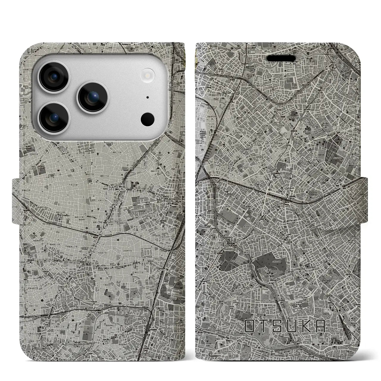 【大塚(東京都)】地図柄iPhoneケース(手帳タイプ)