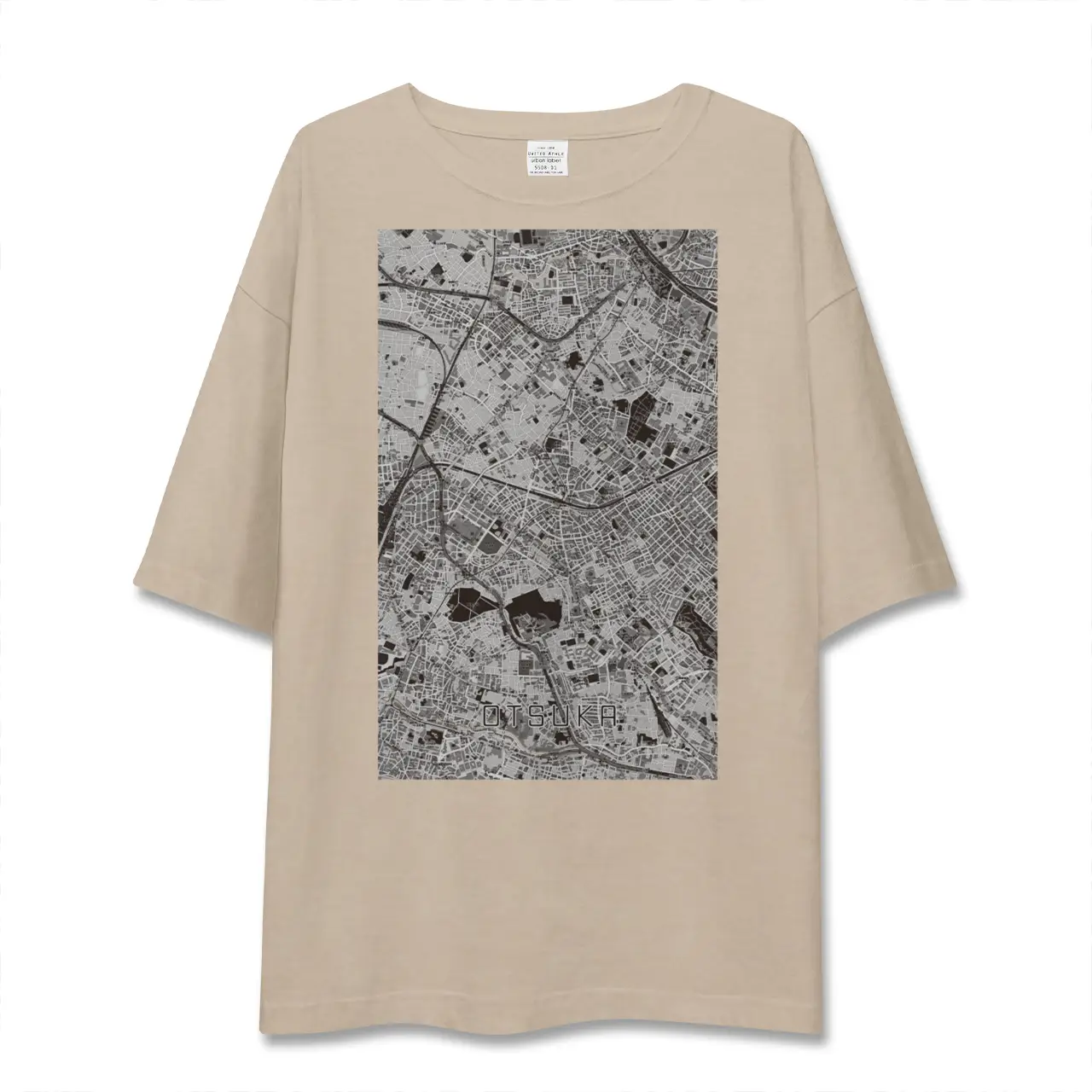 【大塚(東京都)】地図柄ビッグシルエットTシャツ