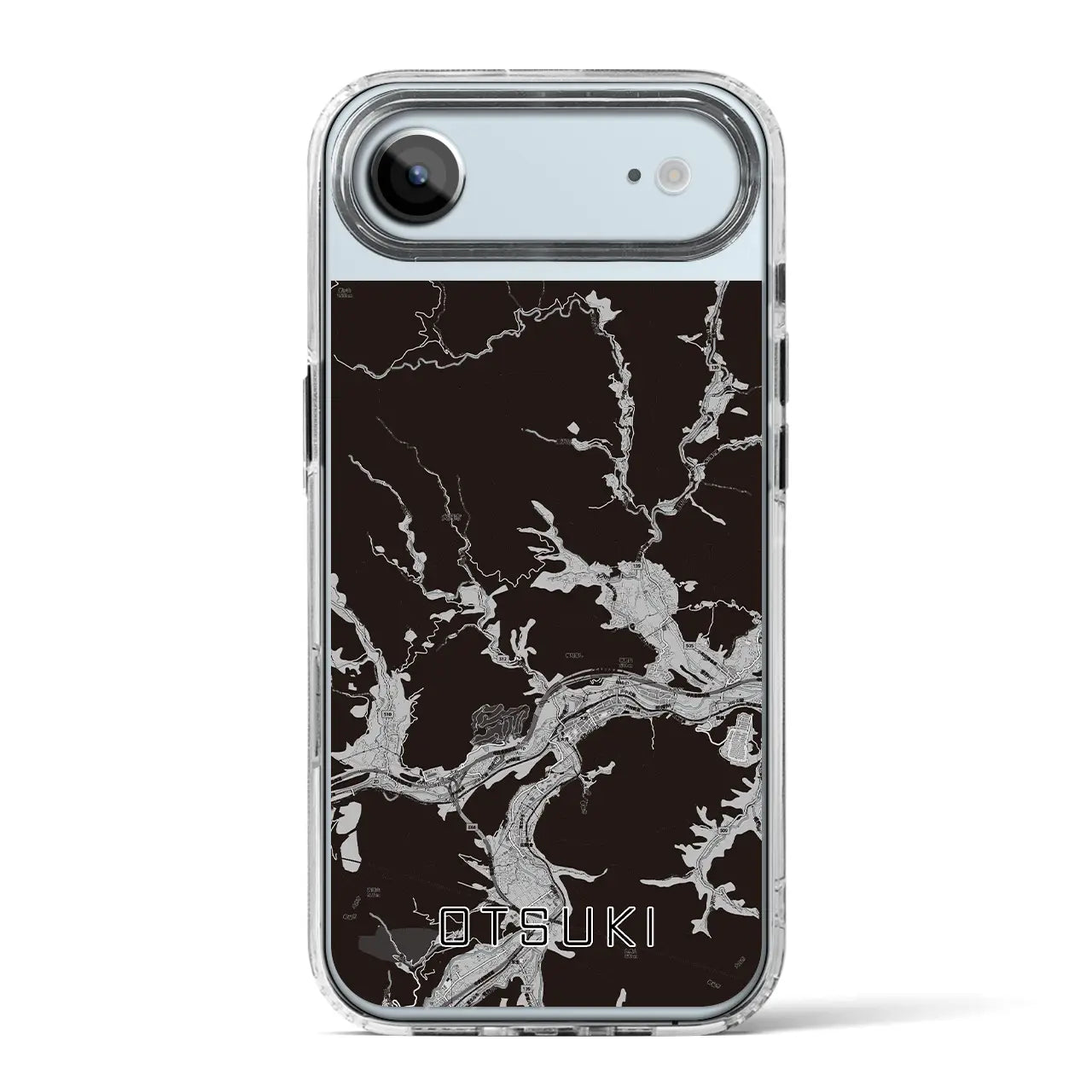 【大月(山梨県)】地図柄iPhoneケース(MagSafeタイプ)