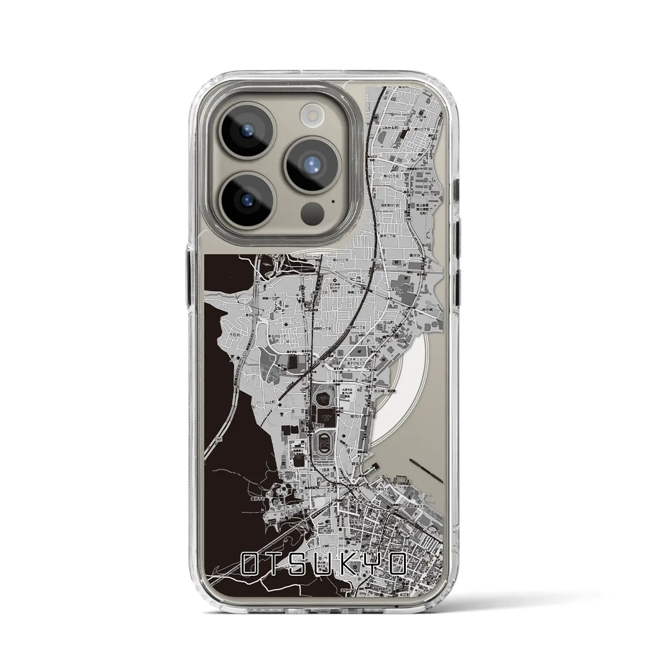 【大津京(滋賀県)】地図柄iPhoneケース(MagSafeタイプ)