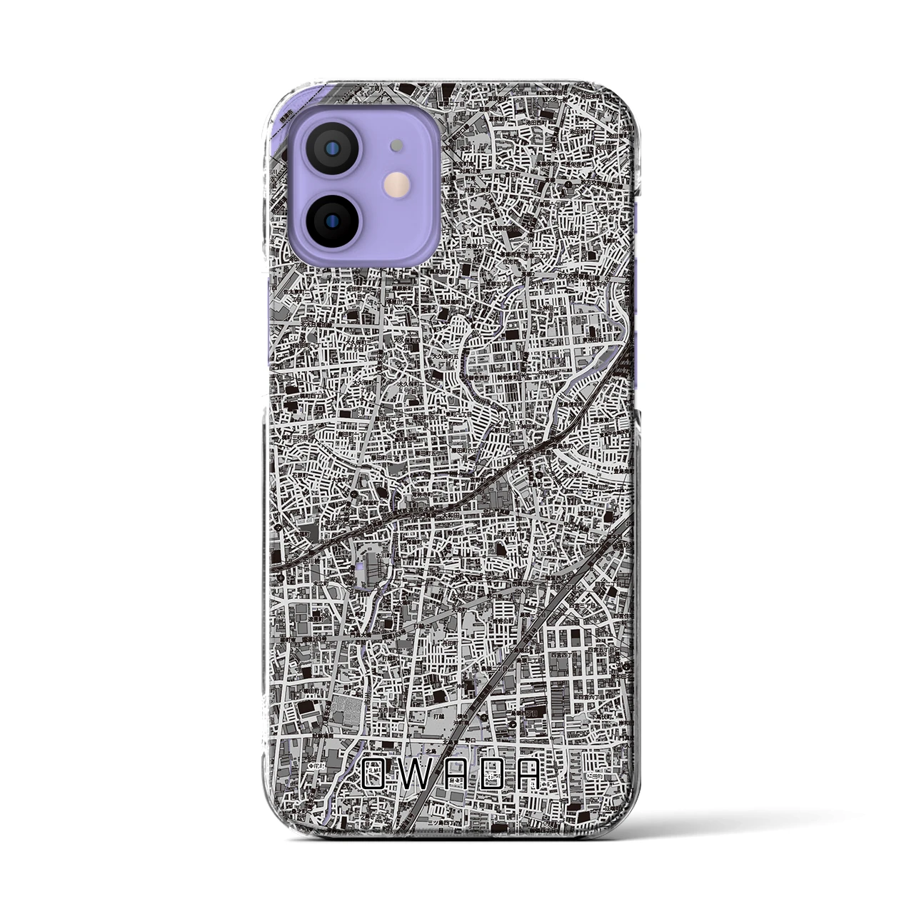 【大和田(大阪府)】地図柄iPhoneケース(クリアタイプ)