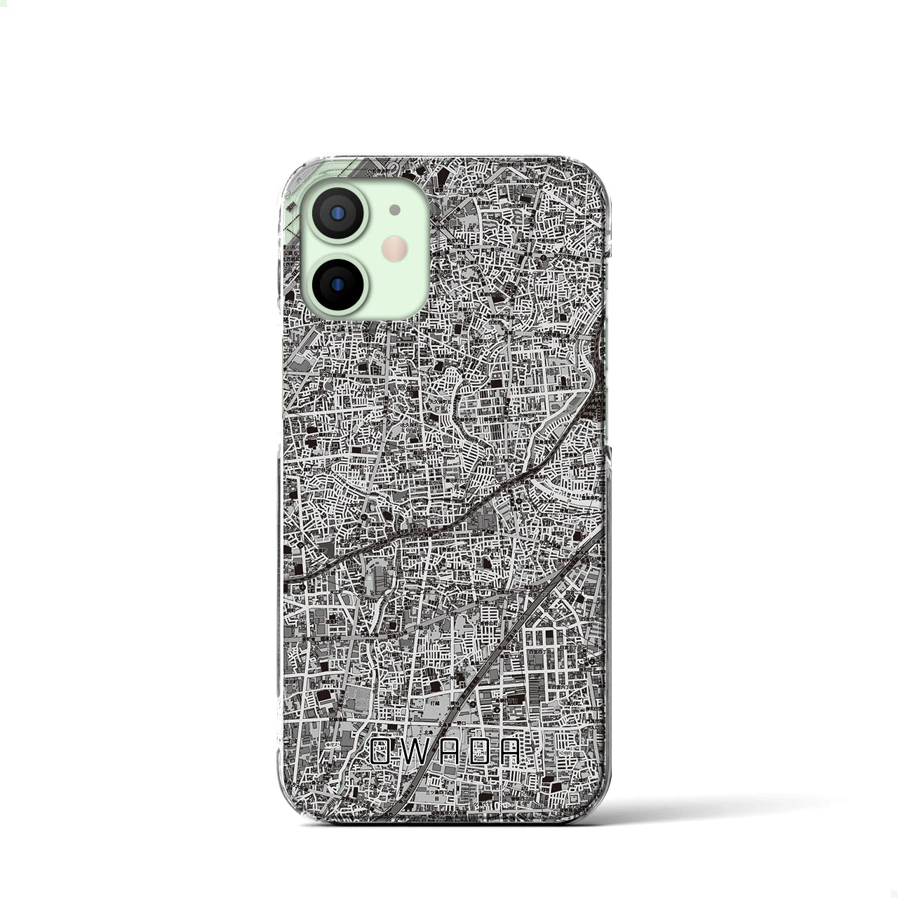 【大和田(大阪府)】地図柄iPhoneケース(クリアタイプ)