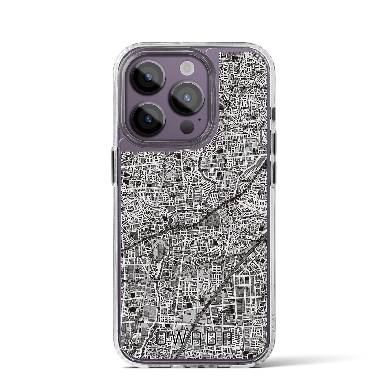 【大和田(大阪府)】地図柄iPhoneケース(MagSafeタイプ)