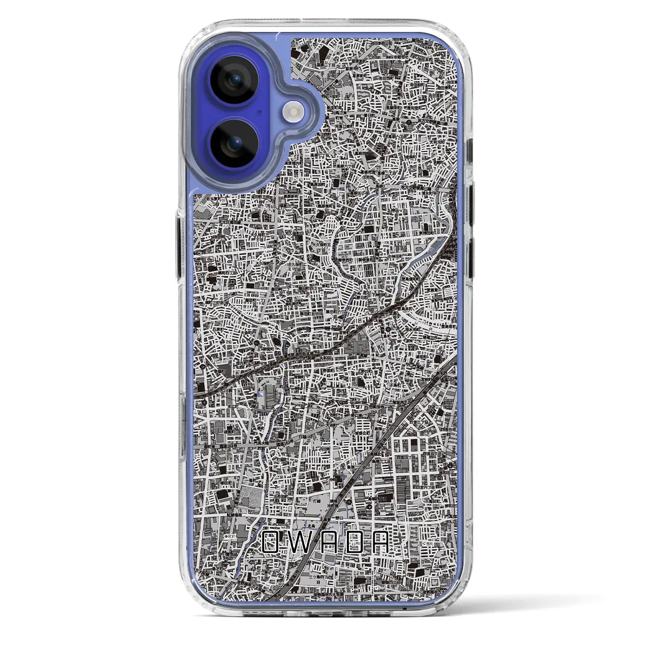 【大和田(大阪府)】地図柄iPhoneケース(MagSafeタイプ)