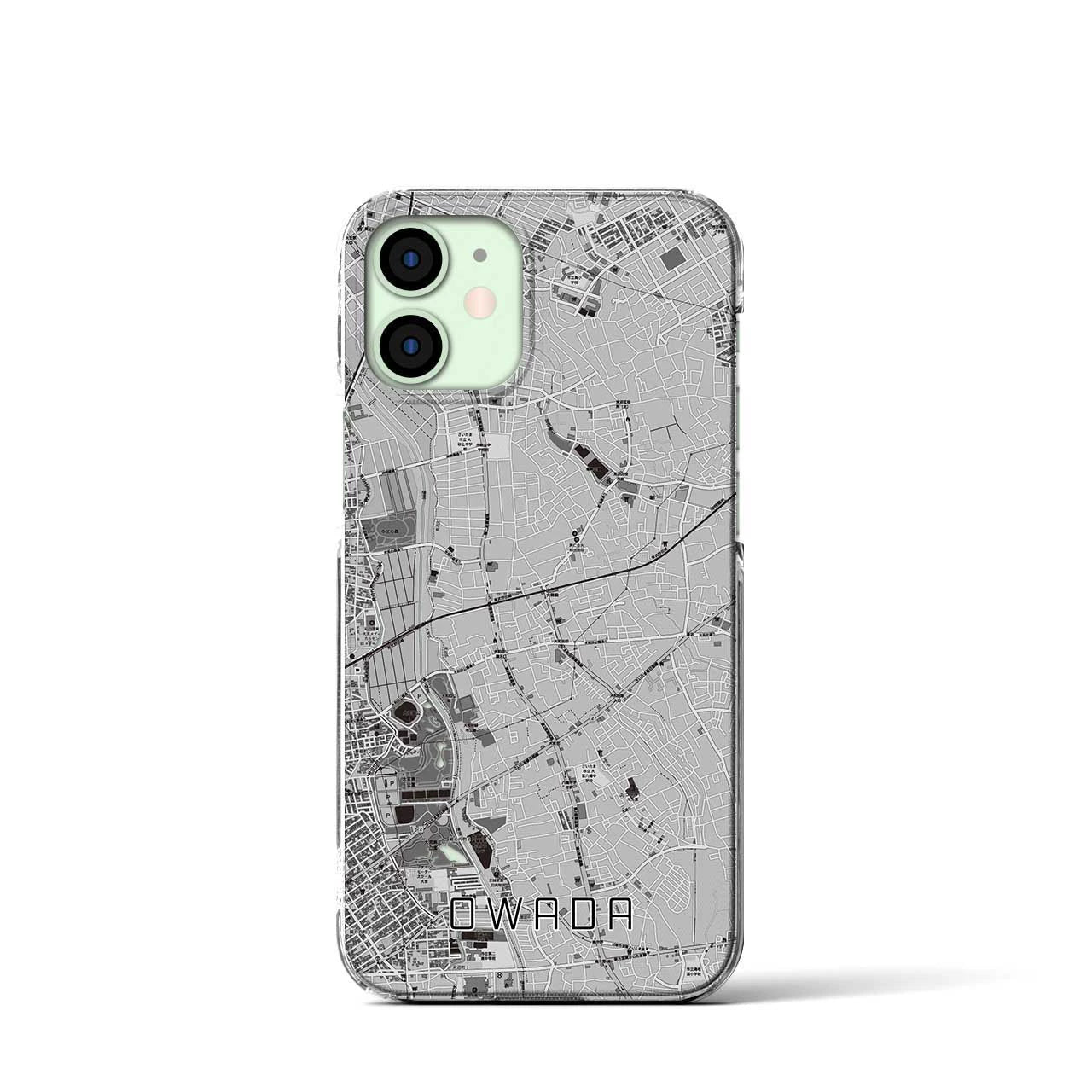 【大和田(埼玉県)】地図柄iPhoneケース(クリアタイプ)