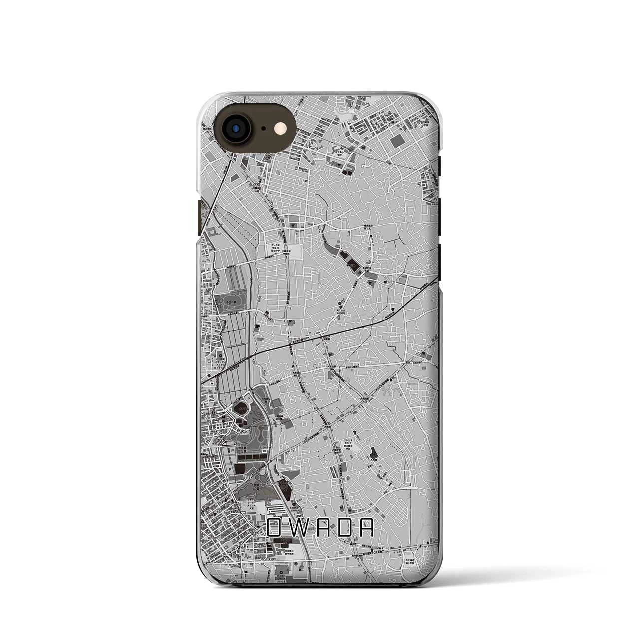 【大和田(埼玉県)】地図柄iPhoneケース(クリアタイプ)