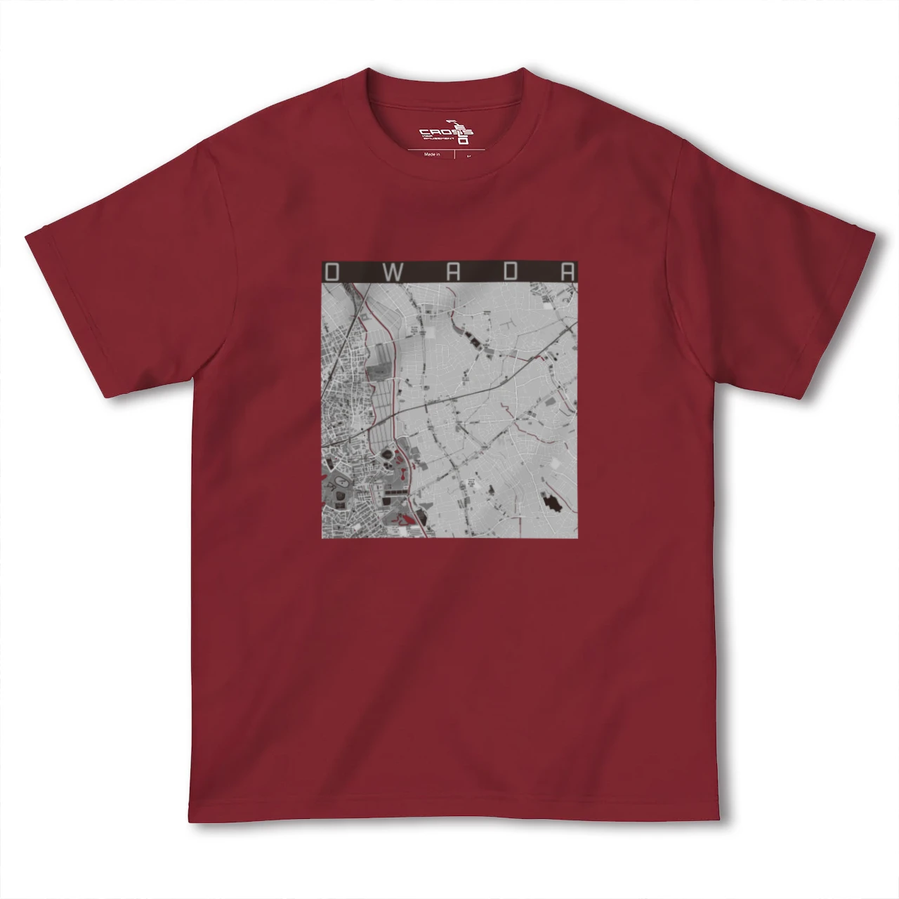 【大和田(埼玉県)】地図柄ヘビーウェイトTシャツ