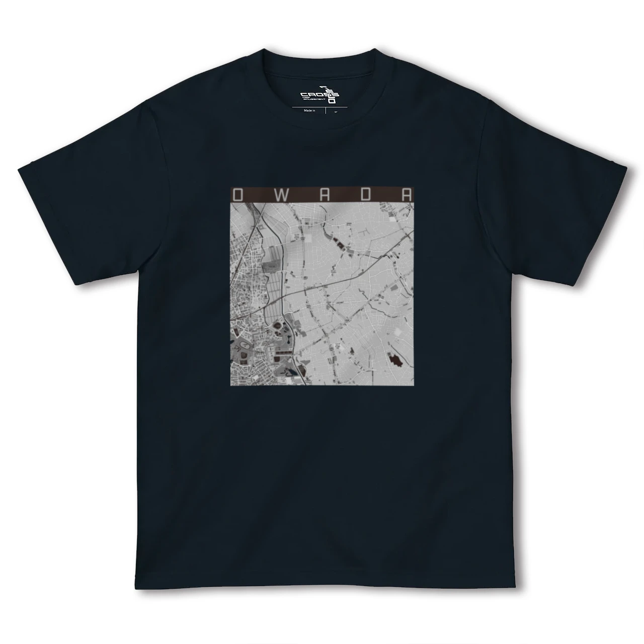 【大和田(埼玉県)】地図柄ヘビーウェイトTシャツ