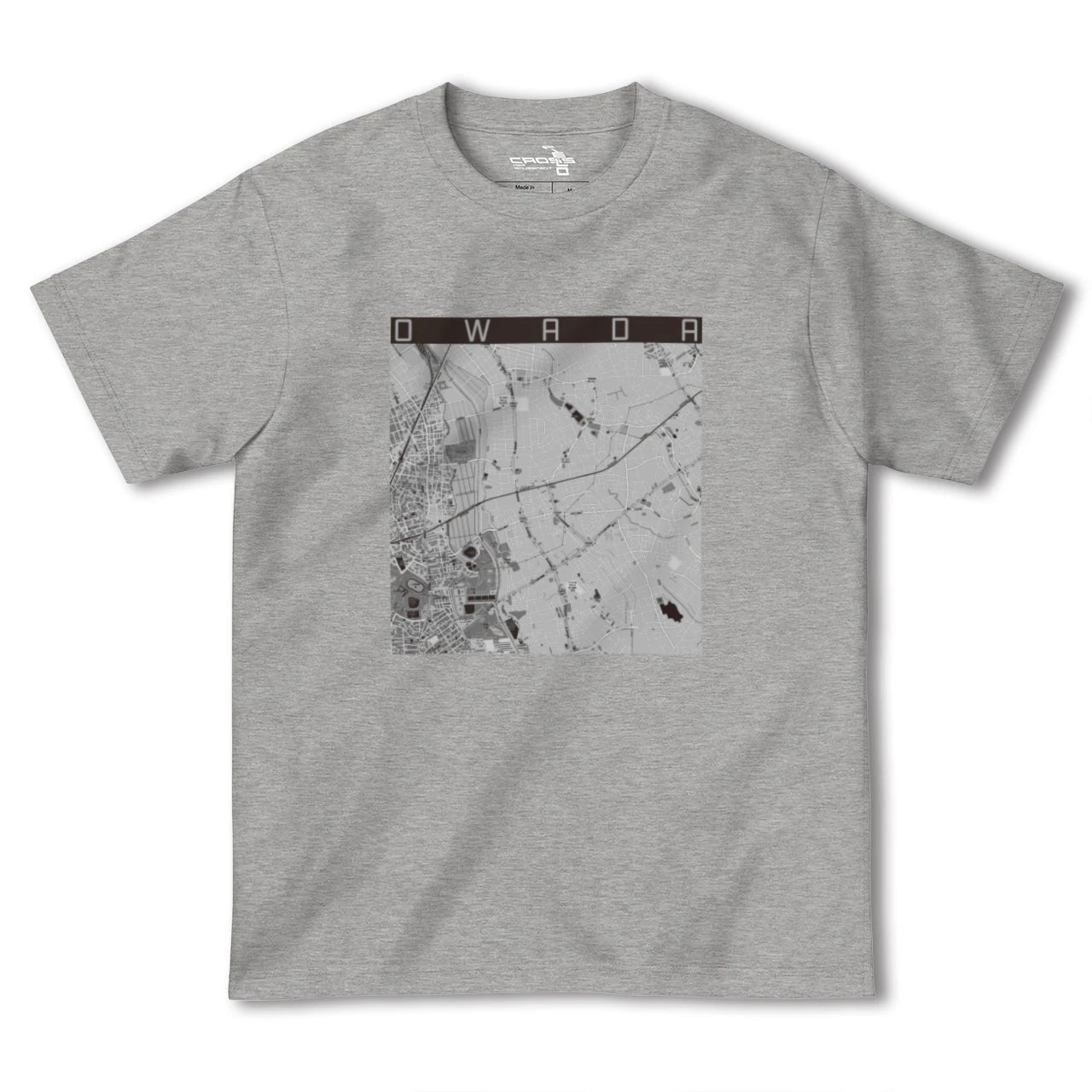 【大和田(埼玉県)】地図柄ヘビーウェイトTシャツ