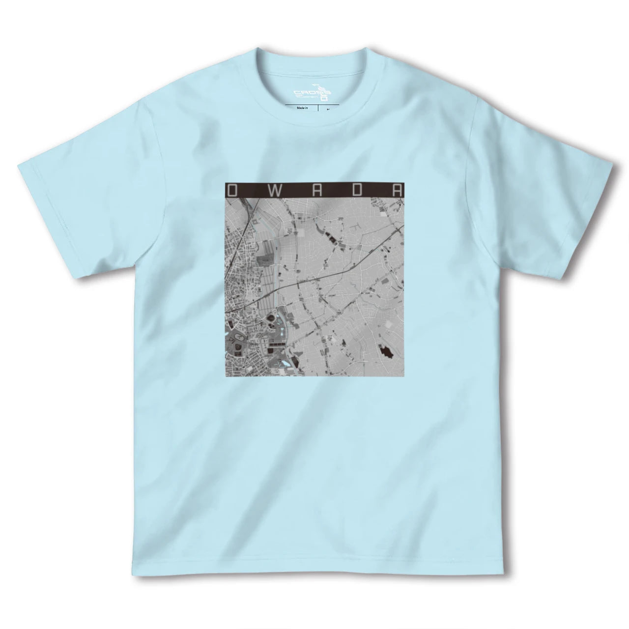 【大和田(埼玉県)】地図柄ヘビーウェイトTシャツ