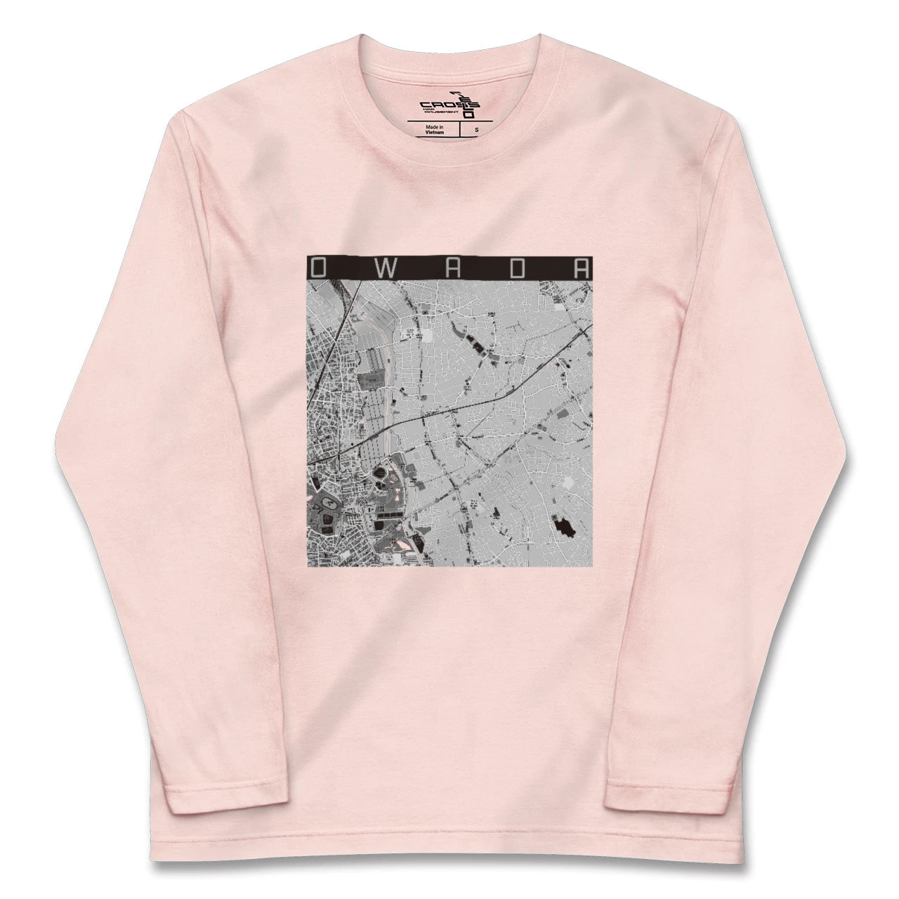 【大和田(埼玉県)】地図柄ロングスリーブTシャツ