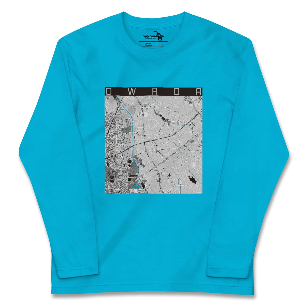 【大和田(埼玉県)】地図柄ロングスリーブTシャツ