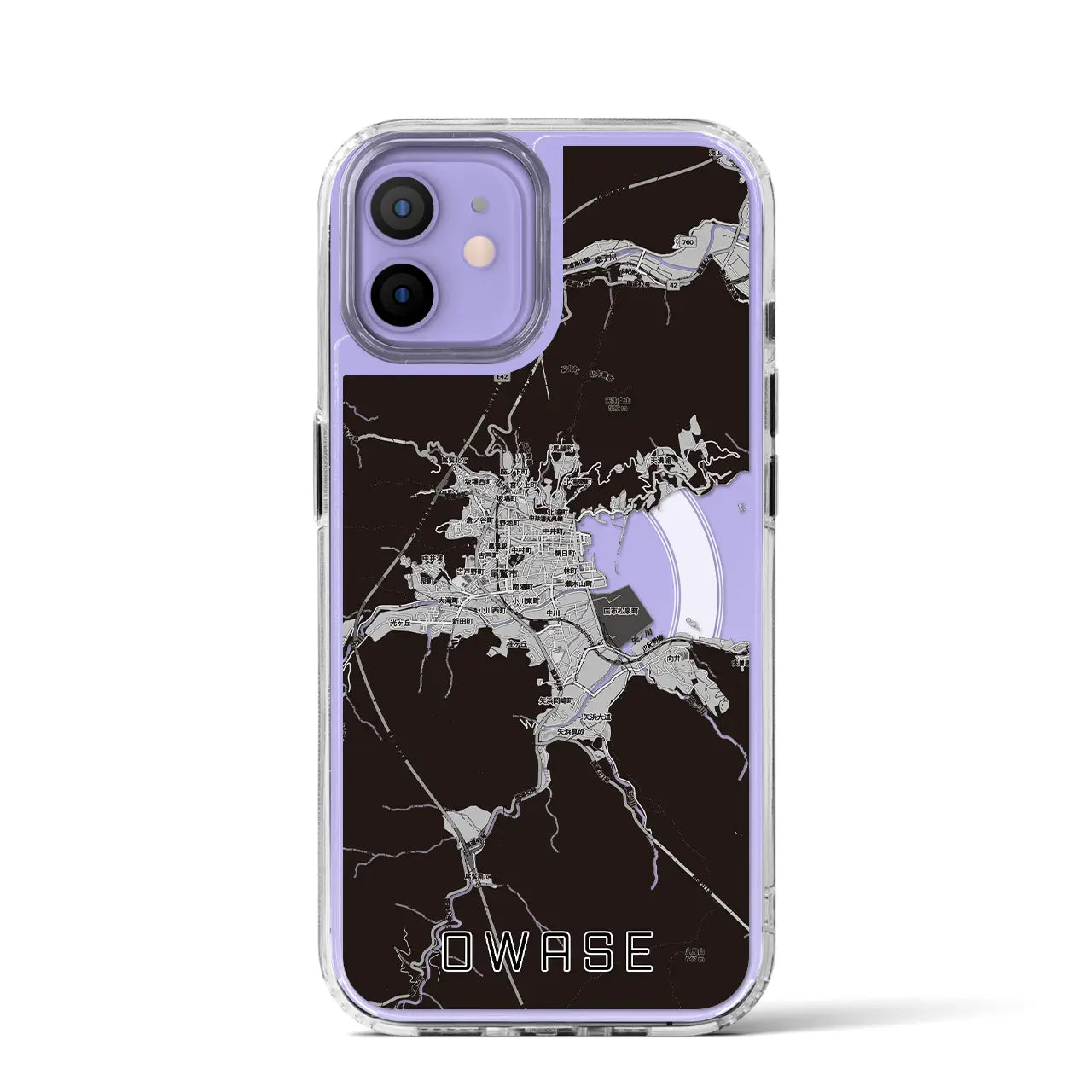【尾鷲2(三重県)】地図柄iPhoneケース(MagSafeタイプ)