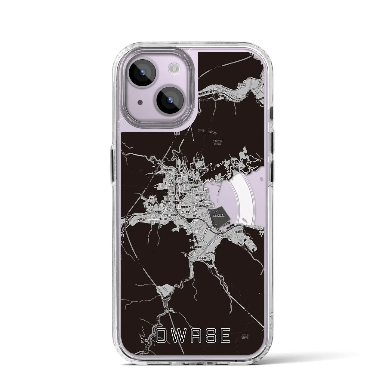 【尾鷲2(三重県)】地図柄iPhoneケース(MagSafeタイプ)