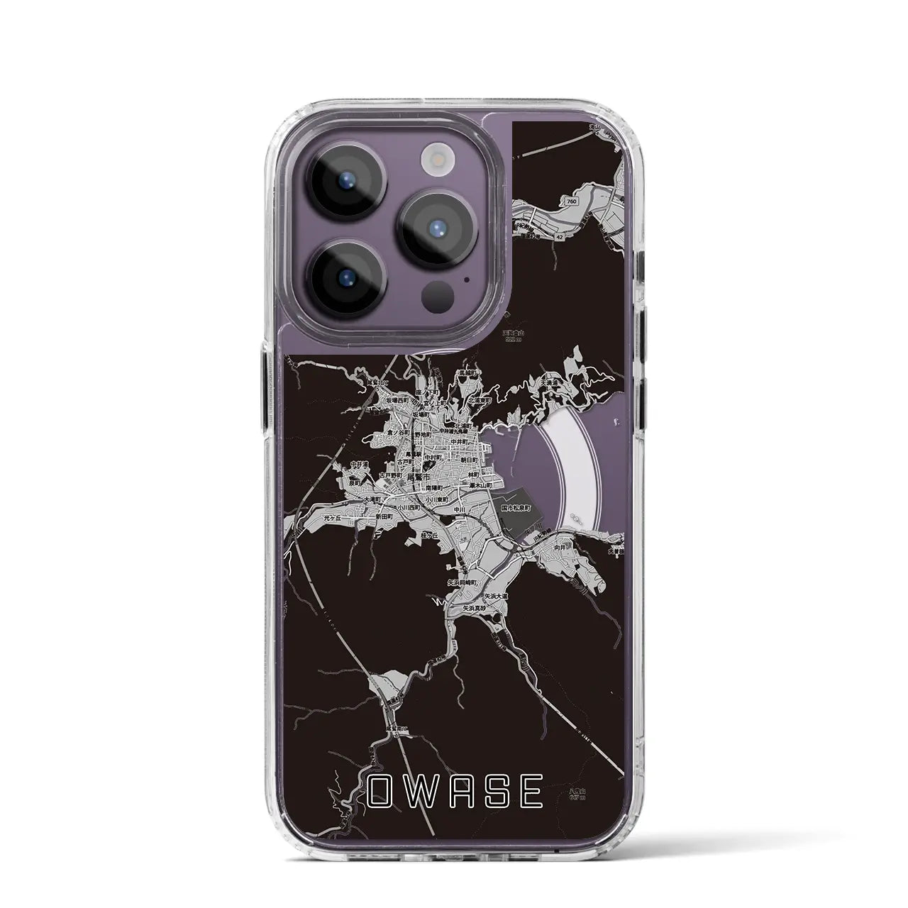 【尾鷲2(三重県)】地図柄iPhoneケース(MagSafeタイプ)