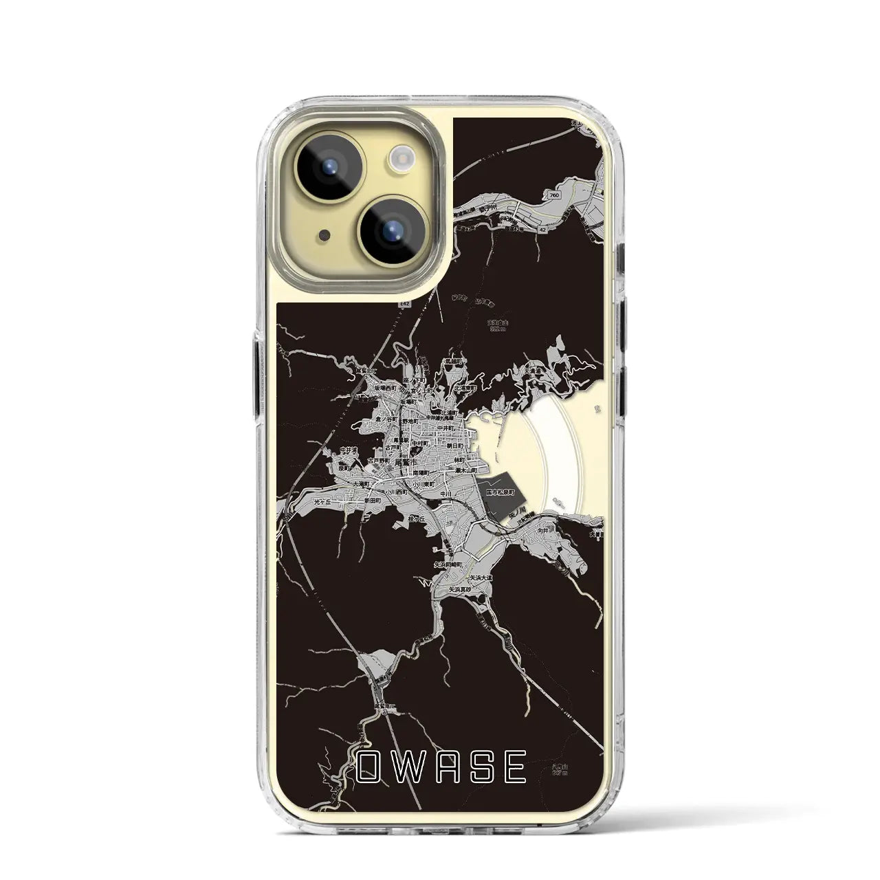 【尾鷲2(三重県)】地図柄iPhoneケース(MagSafeタイプ)