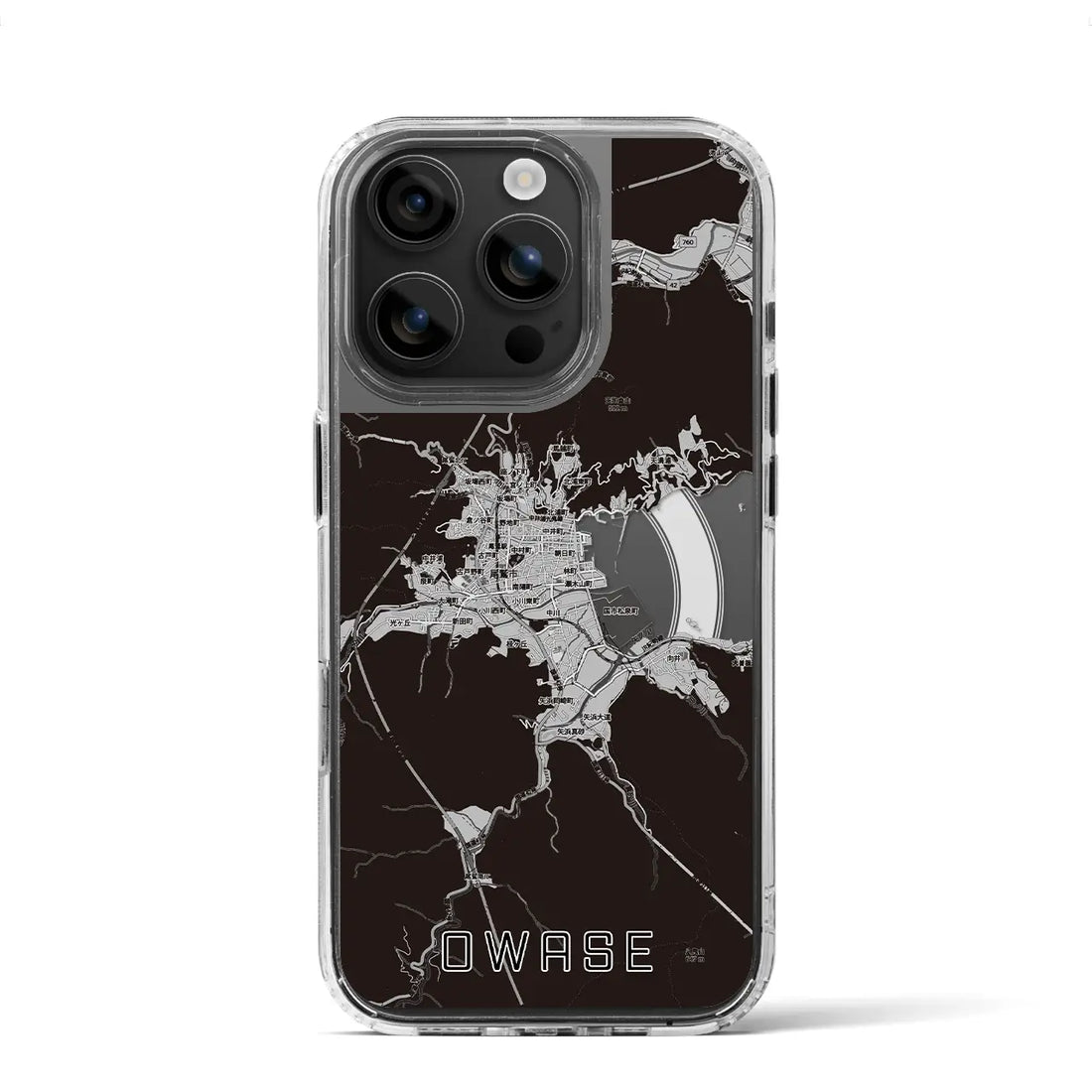 【尾鷲2(三重県)】地図柄iPhoneケース(MagSafeタイプ)