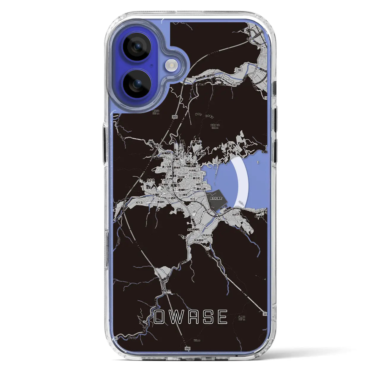 【尾鷲2(三重県)】地図柄iPhoneケース(MagSafeタイプ)