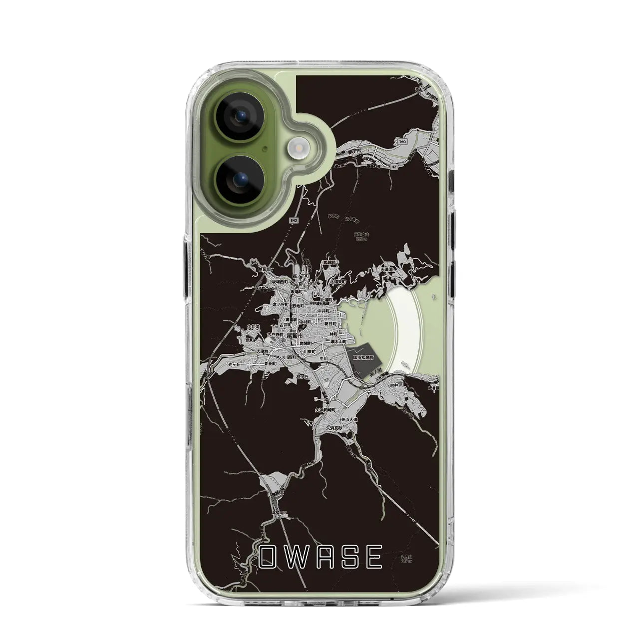 【尾鷲2(三重県)】地図柄iPhoneケース(MagSafeタイプ)