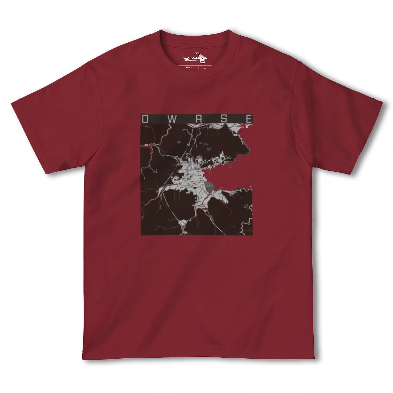 【尾鷲(三重県)】地図柄ヘビーウェイトTシャツ