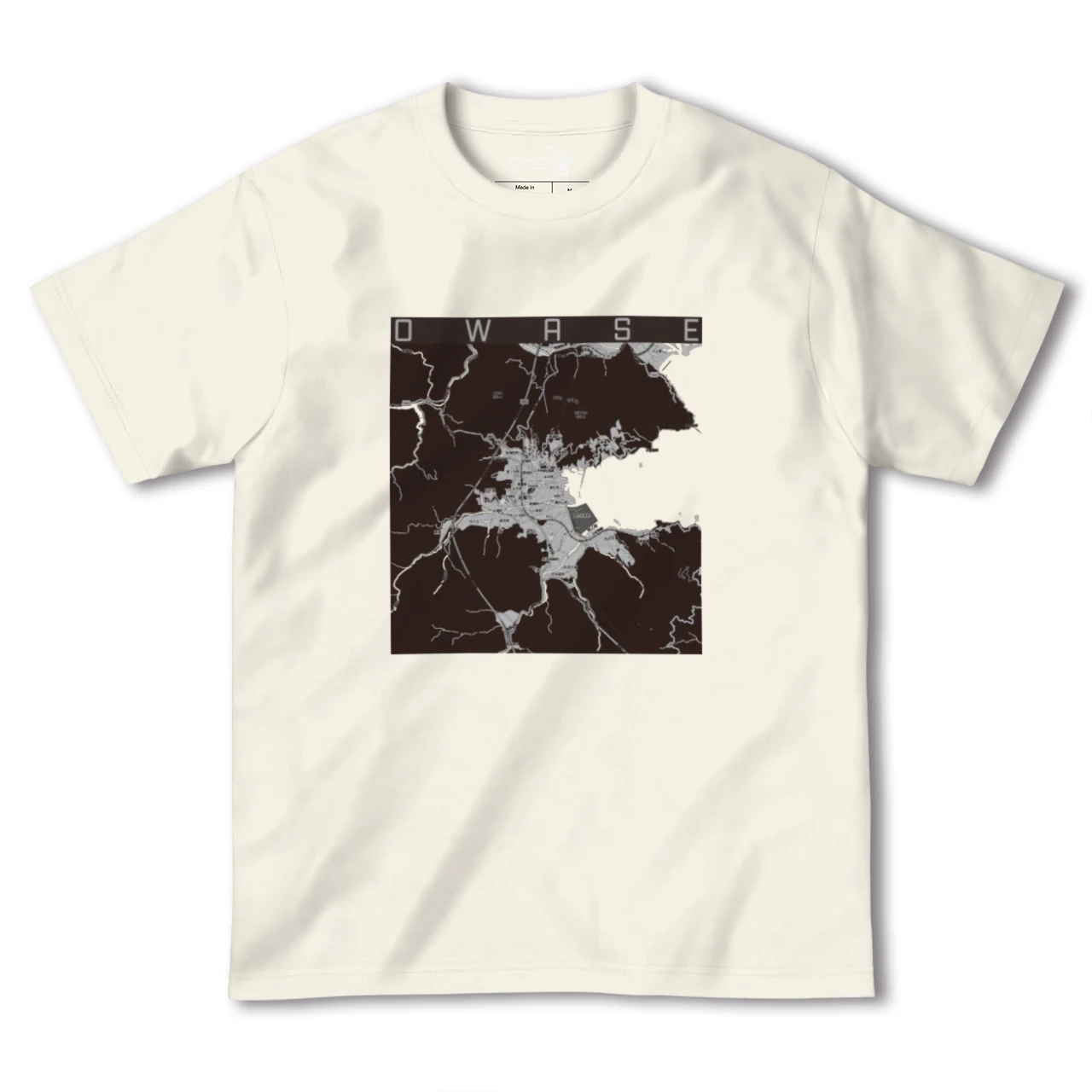 【尾鷲(三重県)】地図柄ヘビーウェイトTシャツ