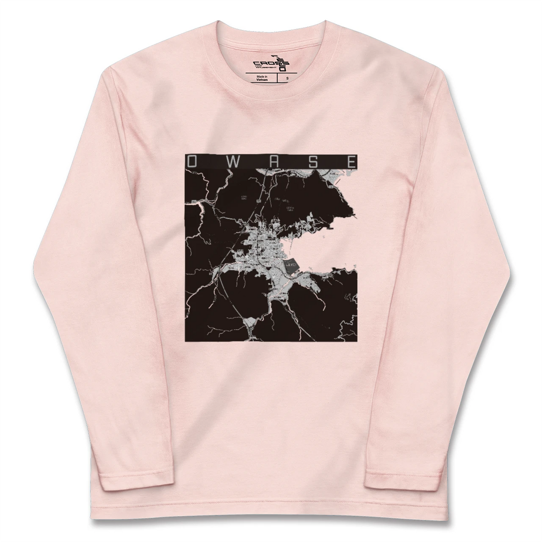 【尾鷲2(三重県)】地図柄ロングスリーブTシャツ