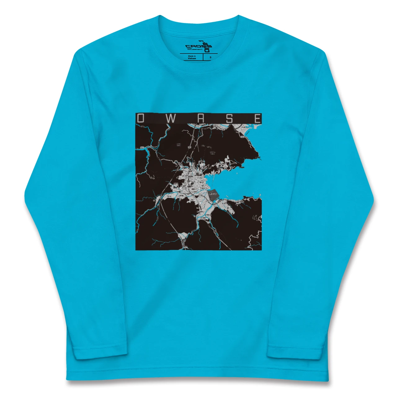 【尾鷲(三重県)】地図柄ロングスリーブTシャツ