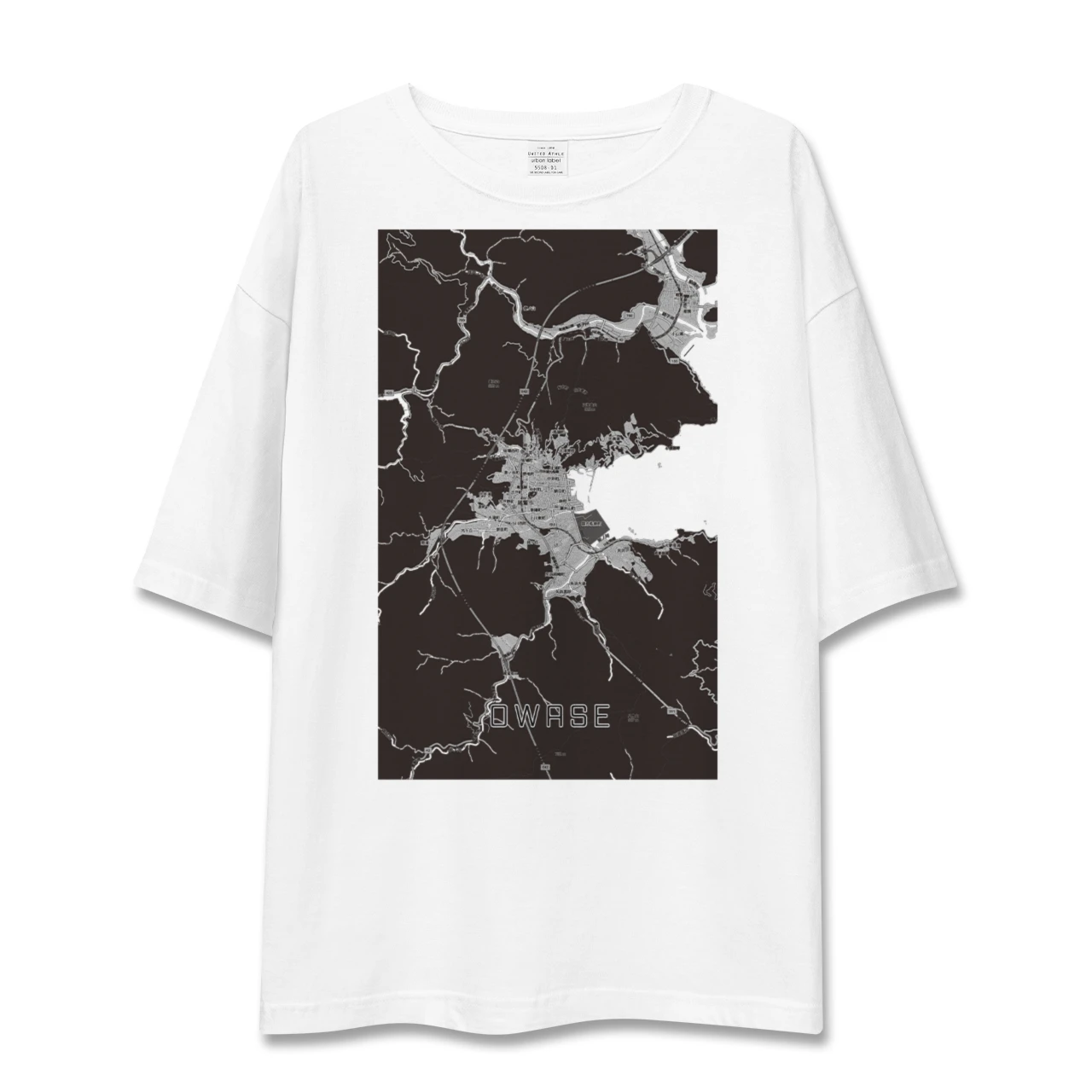 【尾鷲(三重県)】地図柄ビッグシルエットTシャツ