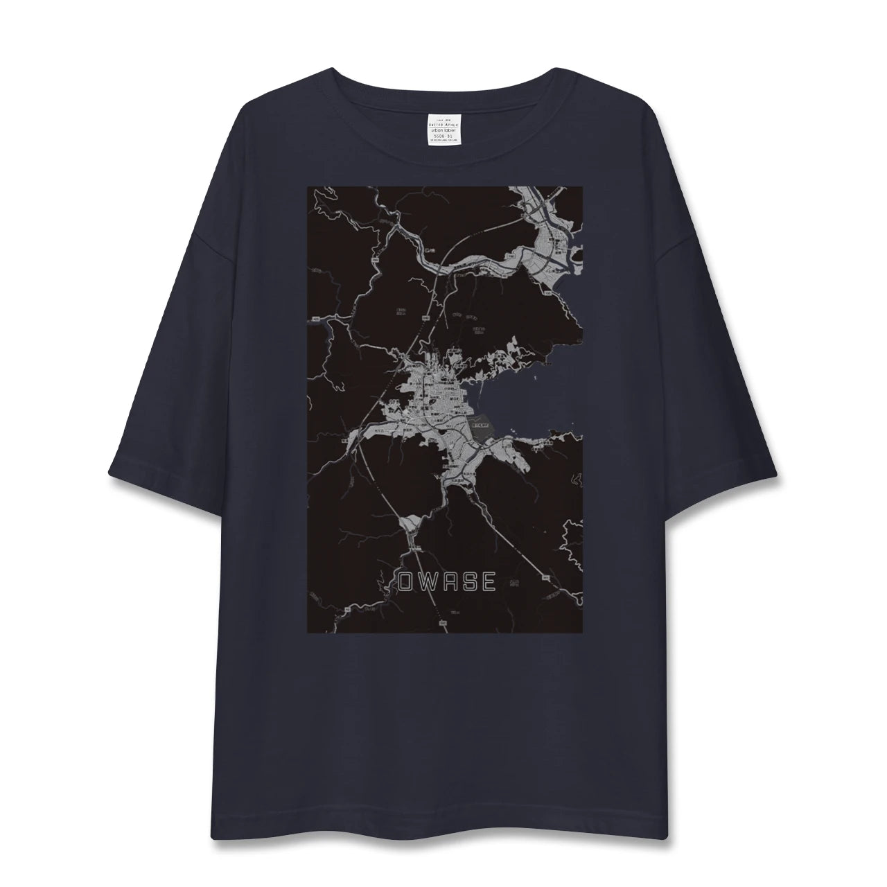 【尾鷲(三重県)】地図柄ビッグシルエットTシャツ