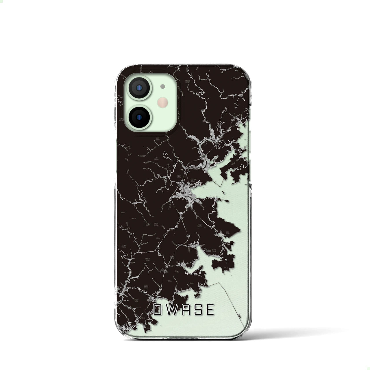 【尾鷲(三重県)】地図柄iPhoneケース(クリアタイプ)