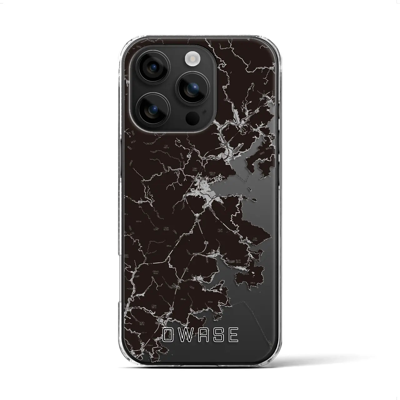 【尾鷲(三重県)】地図柄iPhoneケース(クリアタイプ)