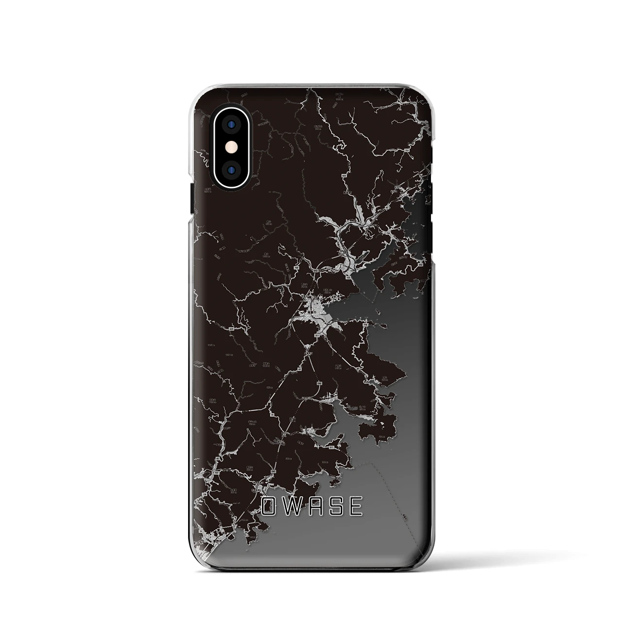 【尾鷲(三重県)】地図柄iPhoneケース(クリアタイプ)