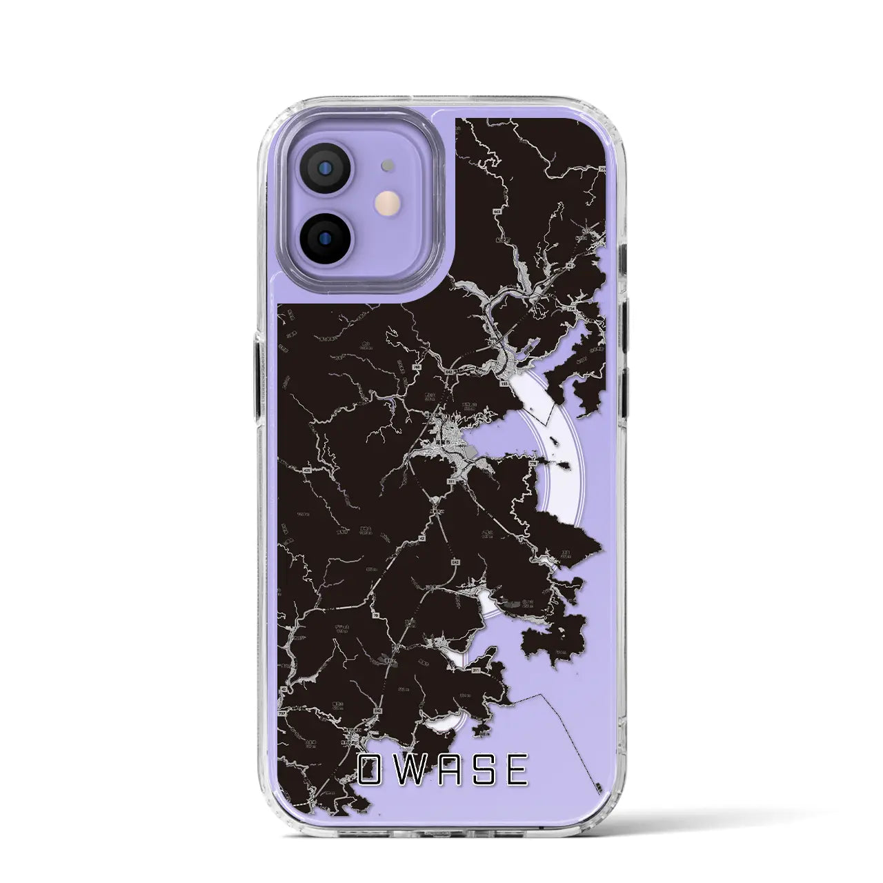 【尾鷲(三重県)】地図柄iPhoneケース(MagSafeタイプ)