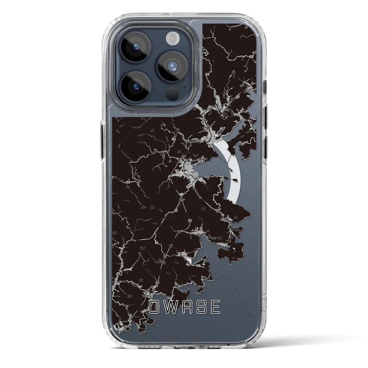 【尾鷲(三重県)】地図柄iPhoneケース(MagSafeタイプ)