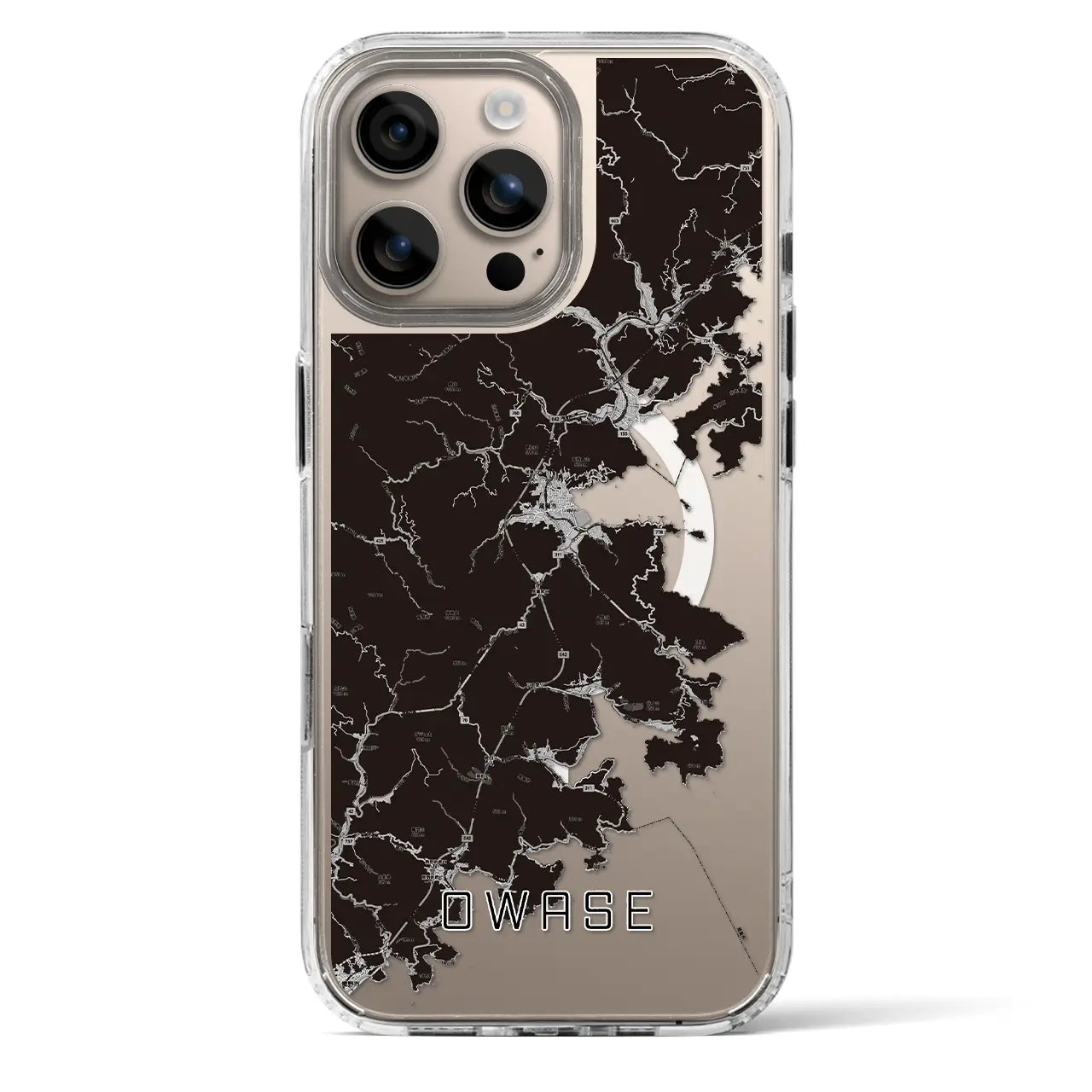 【尾鷲(三重県)】地図柄iPhoneケース(MagSafeタイプ)