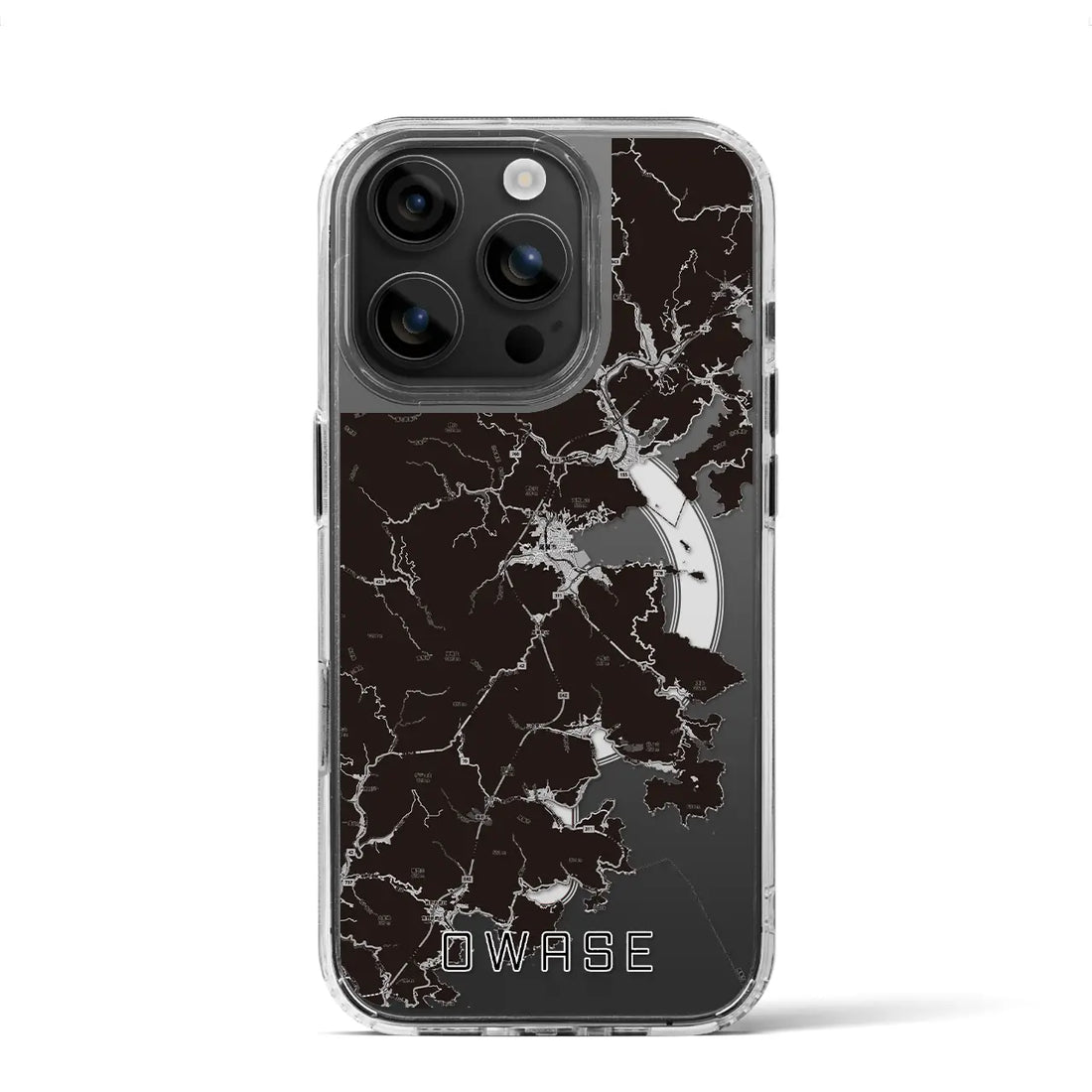 【尾鷲(三重県)】地図柄iPhoneケース(MagSafeタイプ)