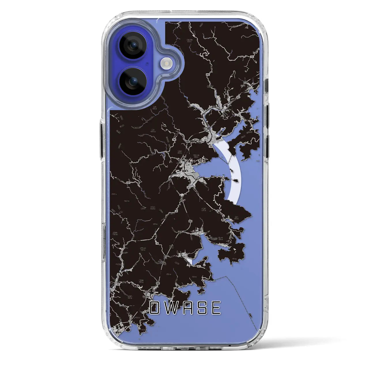 【尾鷲(三重県)】地図柄iPhoneケース(MagSafeタイプ)