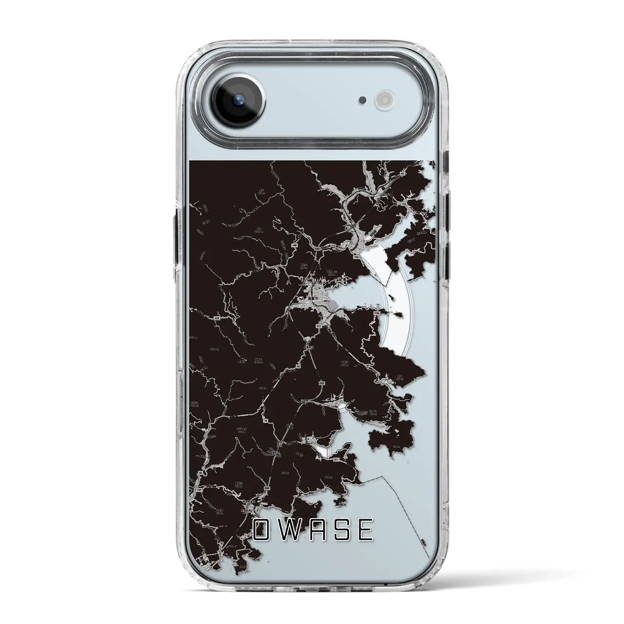 【尾鷲(三重県)】地図柄iPhoneケース(MagSafeタイプ)