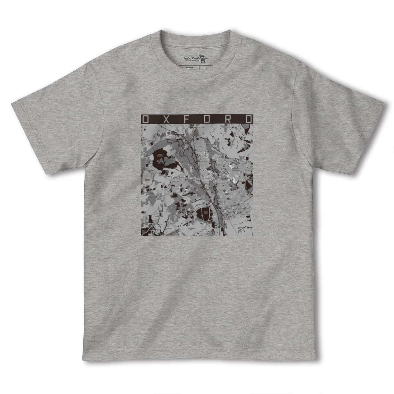 【オックスフォード(イギリス)】地図柄ヘビーウェイトTシャツ