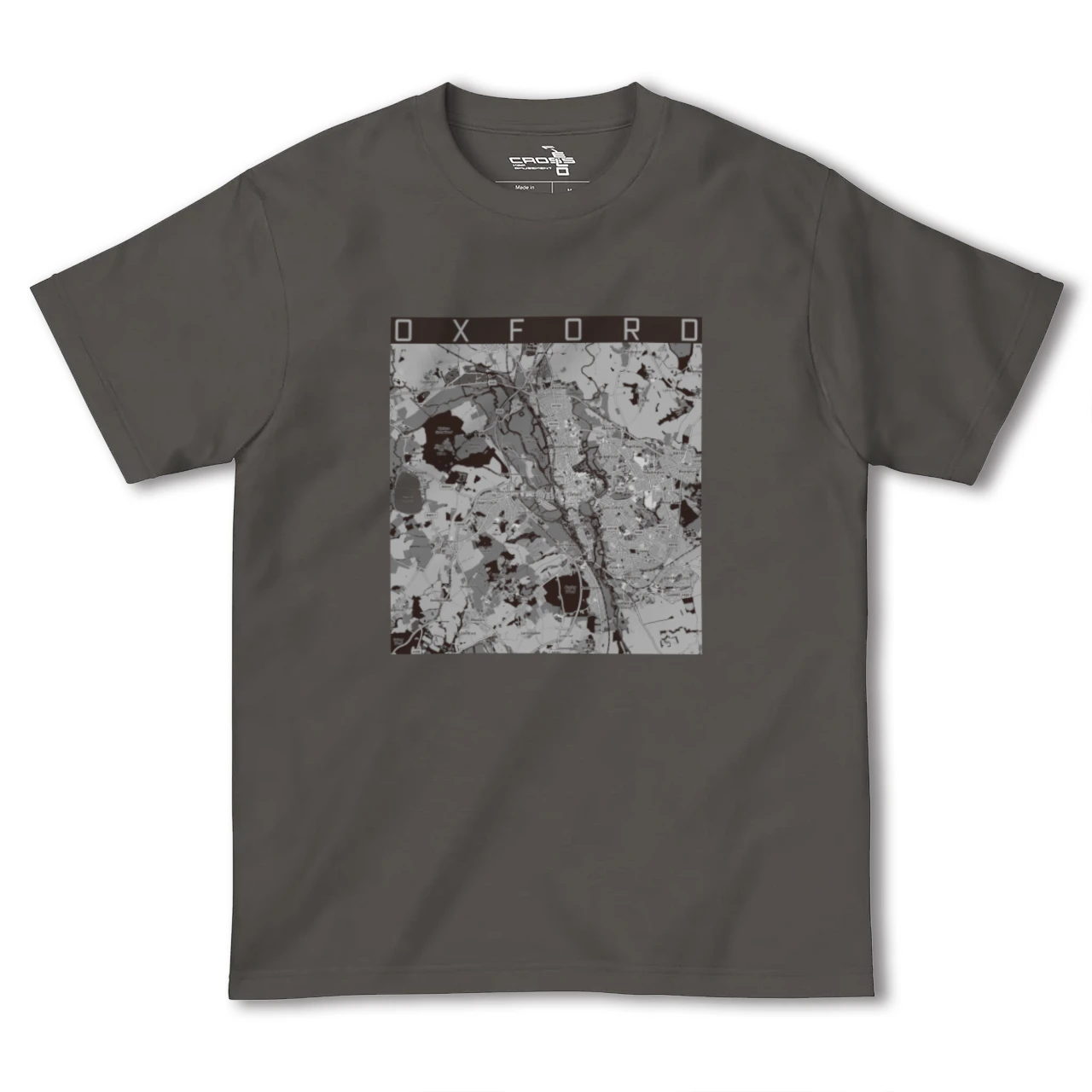 【オックスフォード(イギリス)】地図柄ヘビーウェイトTシャツ