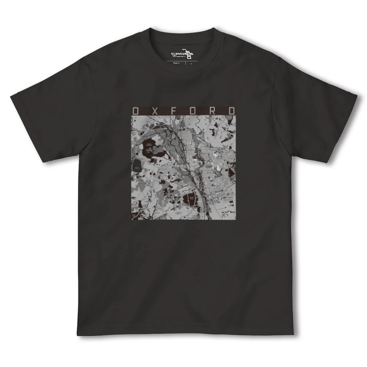 【オックスフォード(イギリス)】地図柄ヘビーウェイトTシャツ