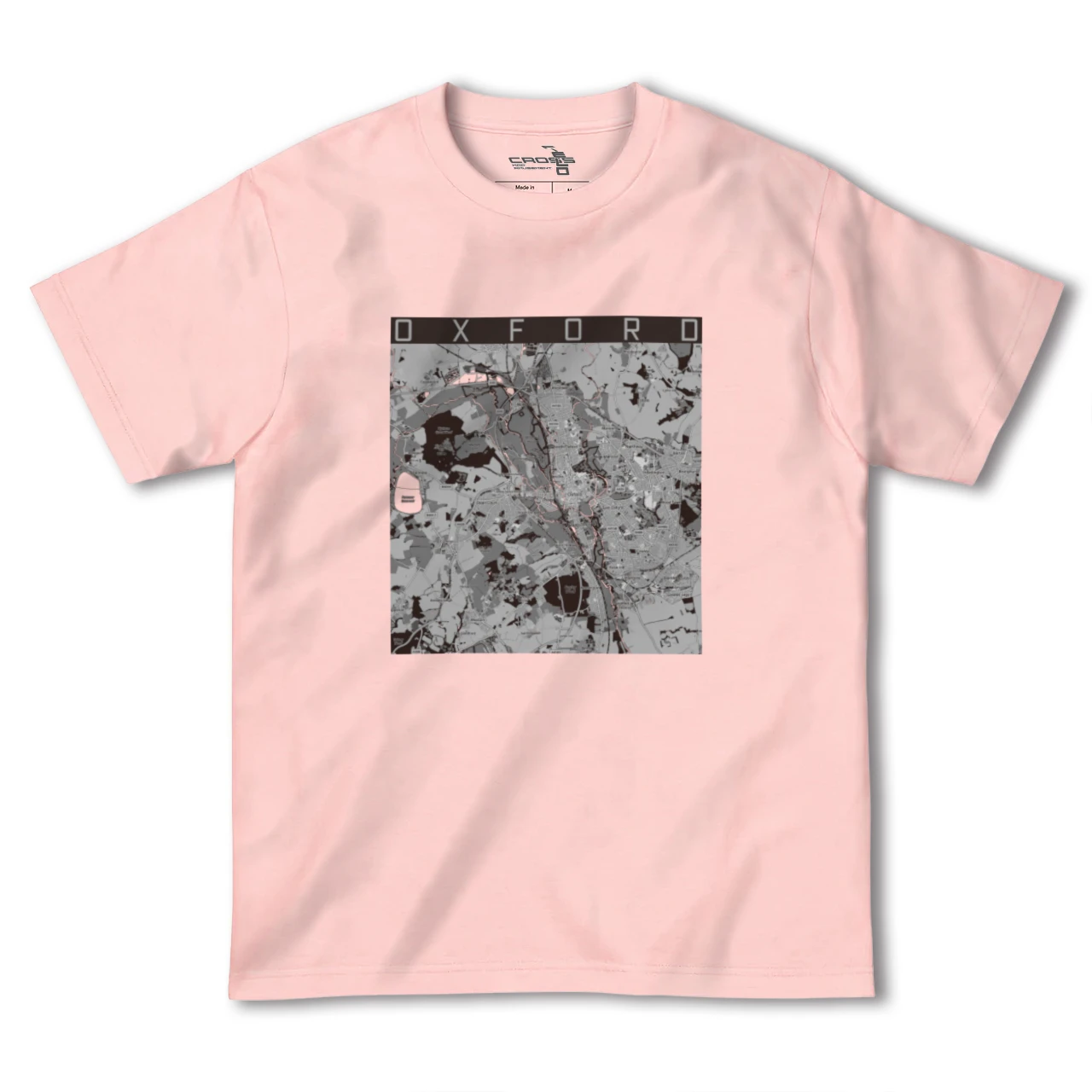 【オックスフォード(イギリス)】地図柄ヘビーウェイトTシャツ