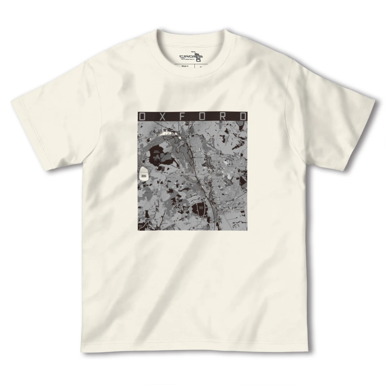 【オックスフォード(イギリス)】地図柄ヘビーウェイトTシャツ