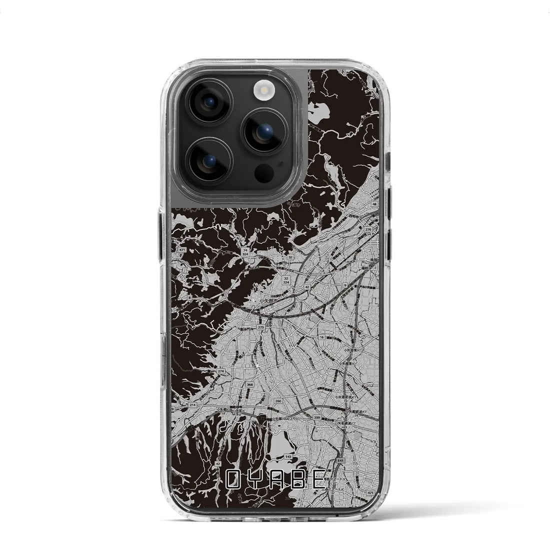 【小矢部(富山県)】地図柄iPhoneケース(MagSafeタイプ)