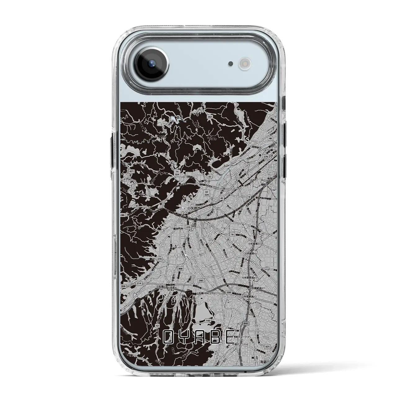 【小矢部(富山県)】地図柄iPhoneケース(MagSafeタイプ)