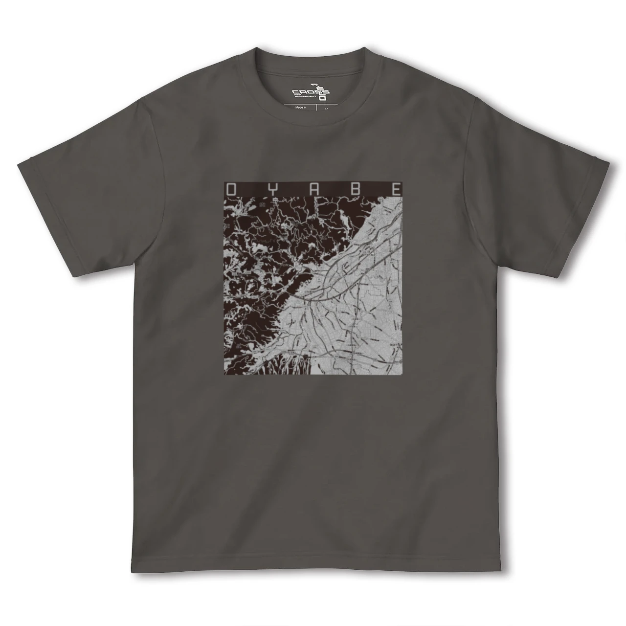 【小矢部(富山県)】地図柄ヘビーウェイトTシャツ